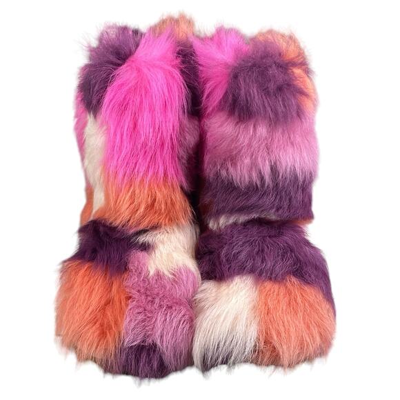 NWOT UGG Women’s Shag It Crazy Sun Kiss Patchwork Winter Boot Size US 6 - Picture 7 of 10